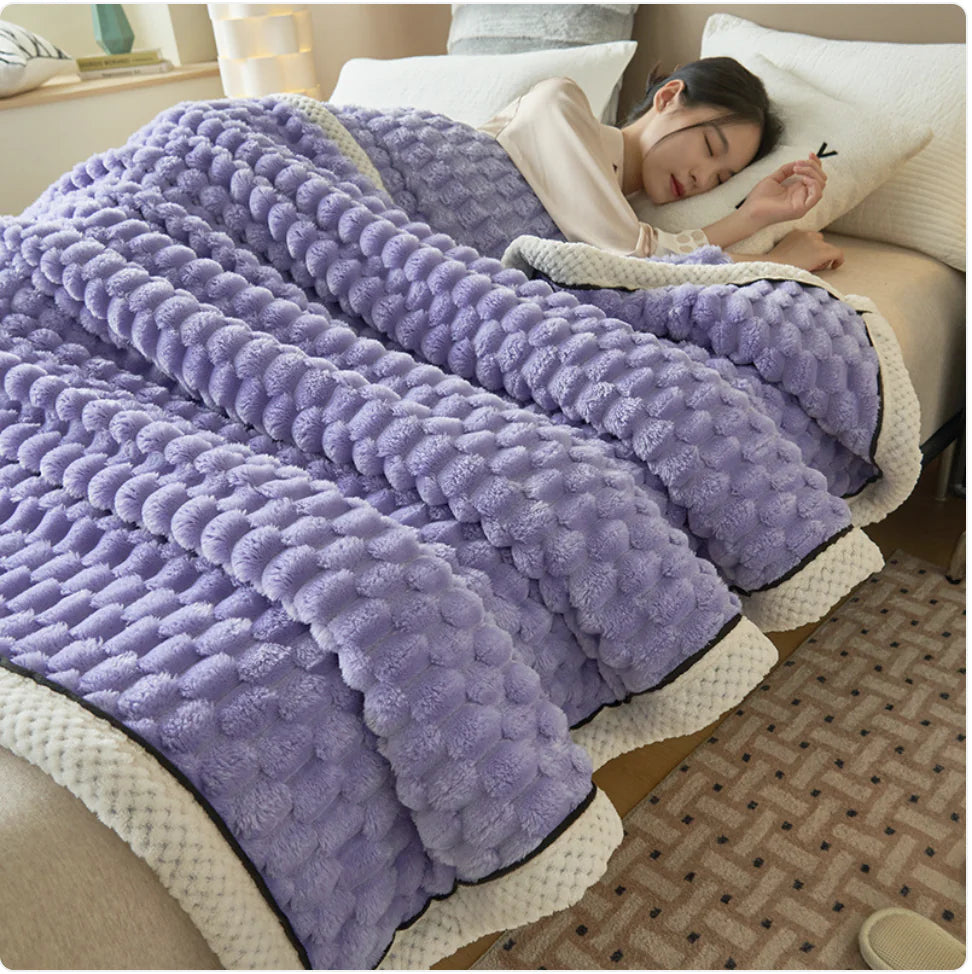 Coral Flannel Warmth Blanket